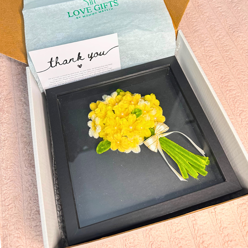 The Bloom Frame | flowers that never wilt gift for her | Love Gifts by Mommy Mayeth