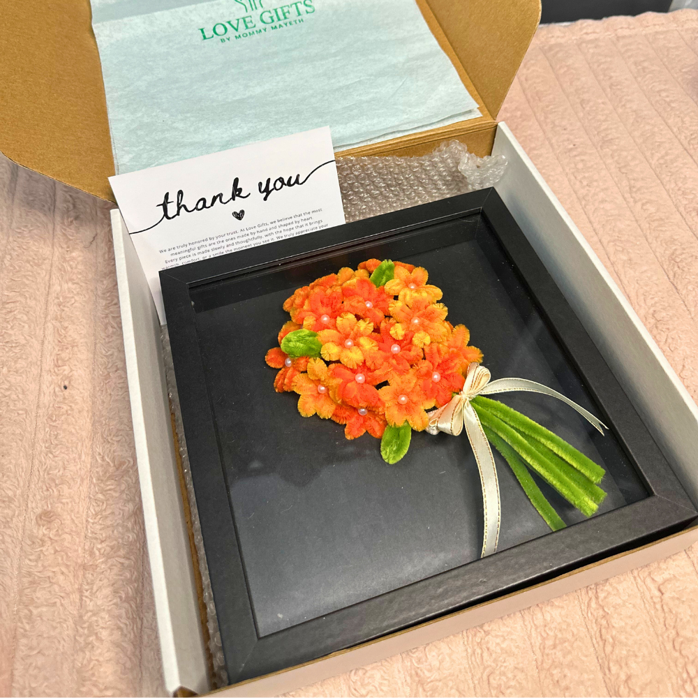 The Bloom Frame | flowers that never wilt gift for her | Love Gifts by Mommy Mayeth